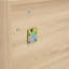 Armoire à miroir multifonctionnelle en grain de bois naturel - Miroir transparent et espace de rangement. Armoire à miroir en panneau de fibres à densité moyenne, un miroir de salle de bain mural séparé pour le rangement et l’économie d’espace