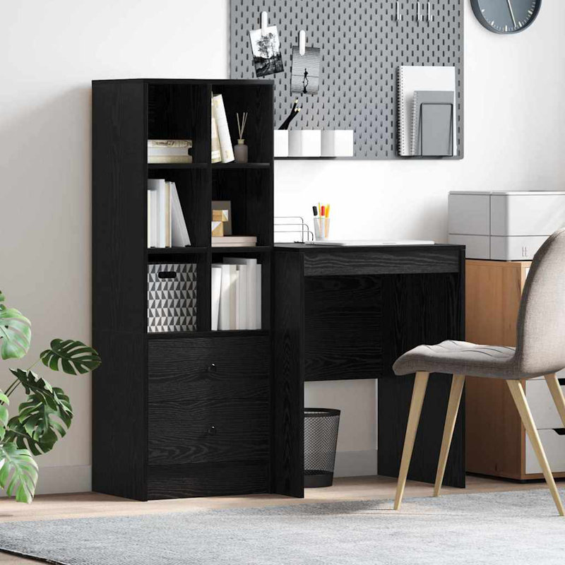 60cm Sideboard, Black Oak