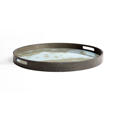 Tribal Quest Round Abstract Decorative Tray