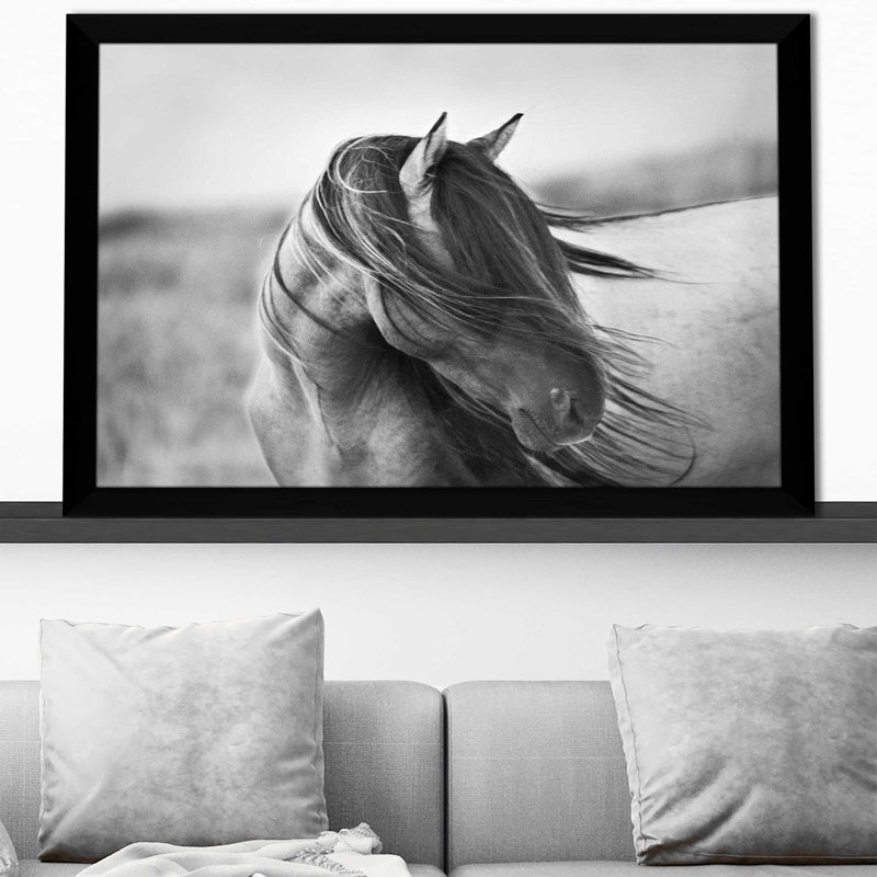 Fierce Grace par - photographie, Cadre noir, H 21,5 po x l 27,5 po x P 0,75 po