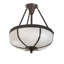 3 - Light Semi Flush Mount