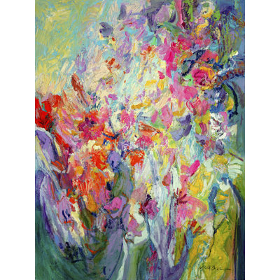 Taskia Bold Flourish I by Dorothy Fagan - Wrapped Canvas Print