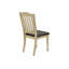 Chaise d'intérieur, ensemble de 2 chaises de salle à manger rembourrées, chaises d'appoint de cuisine avec pieds en bois