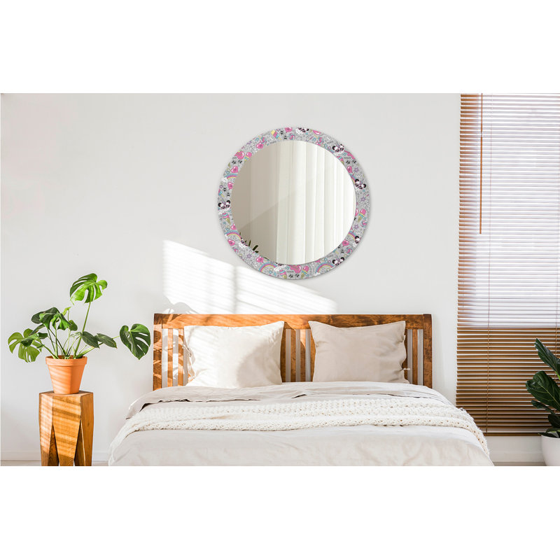 Huldar Glass Flat Wall Mirror