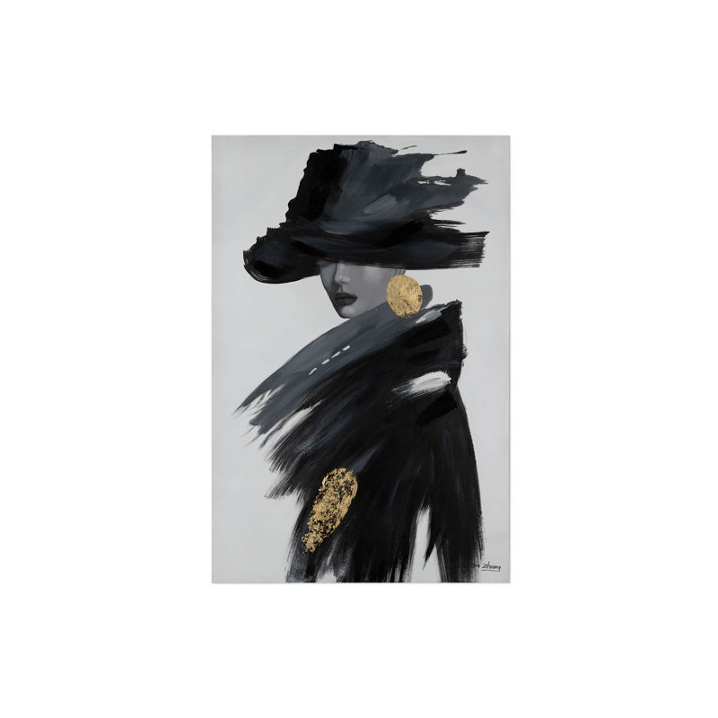 Mysterious Darkness Hand Painted Acrylic Painting