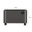 Jack Stonehouse 6800 BTU Electric Radiator Space Heater with Adjustable Thermostat and with Digital Display-120851615