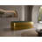 Vast Studio 70.9” x 31.7” Aged Brass/Green  Freestanding Rectangular Bathtub – Deep Soaking Luxury Tub with Minimalist Architectural Design & Metallic Premium Finish-121387203