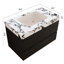 Meuble-lavabo flottant peu encombrant avec comptoir en faux marbre et lavabo en céramique-1374854845