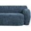 Courbe 3 compressions minimalistes - 81,5 po pour les espaces de vie, les chambres à coucher, les appartements très grands sièges, bleu foncé, rembourrage en éponge douce, assemblage non requis, longue, courbée, rembourrage, chambre à coucher-2052580621