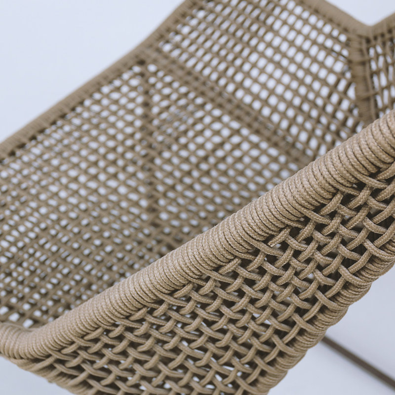 Knot Lounge & Ottoman, Oxide /Latte 