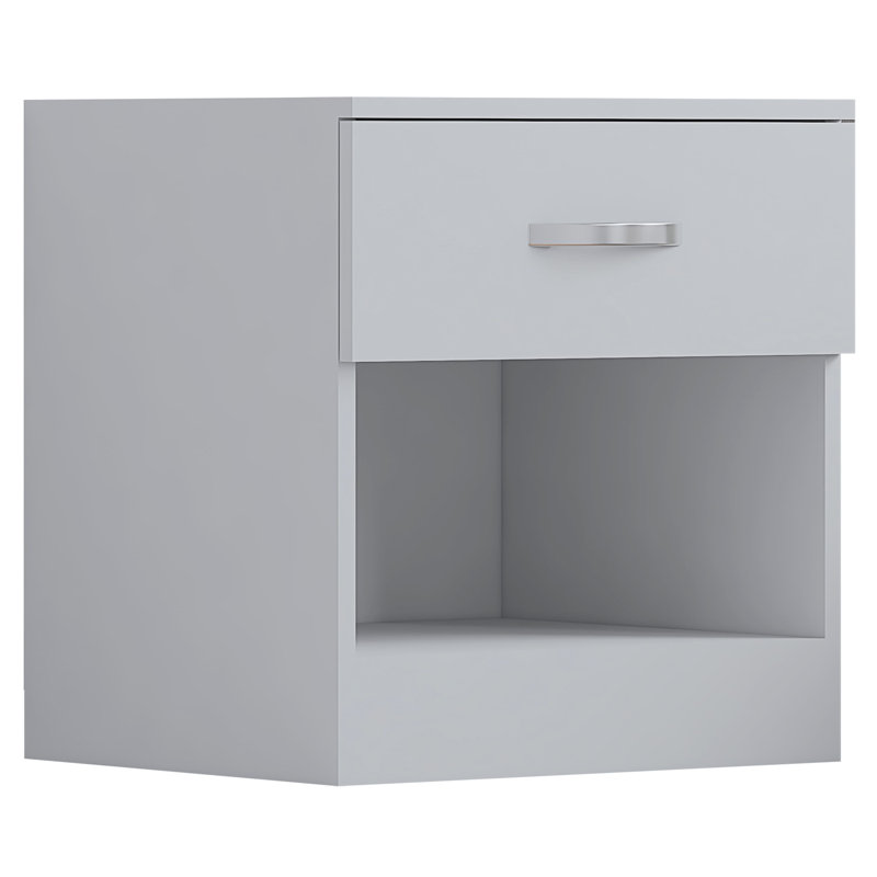 Marlesha 45cm W Bedside Table, White