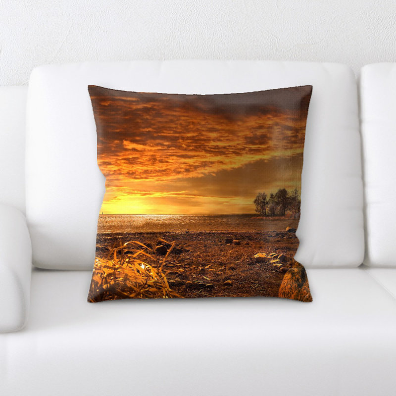 Coussin coucher de soleil