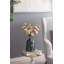 Vase décoratif en verre avec silhouette incurvée pour console
