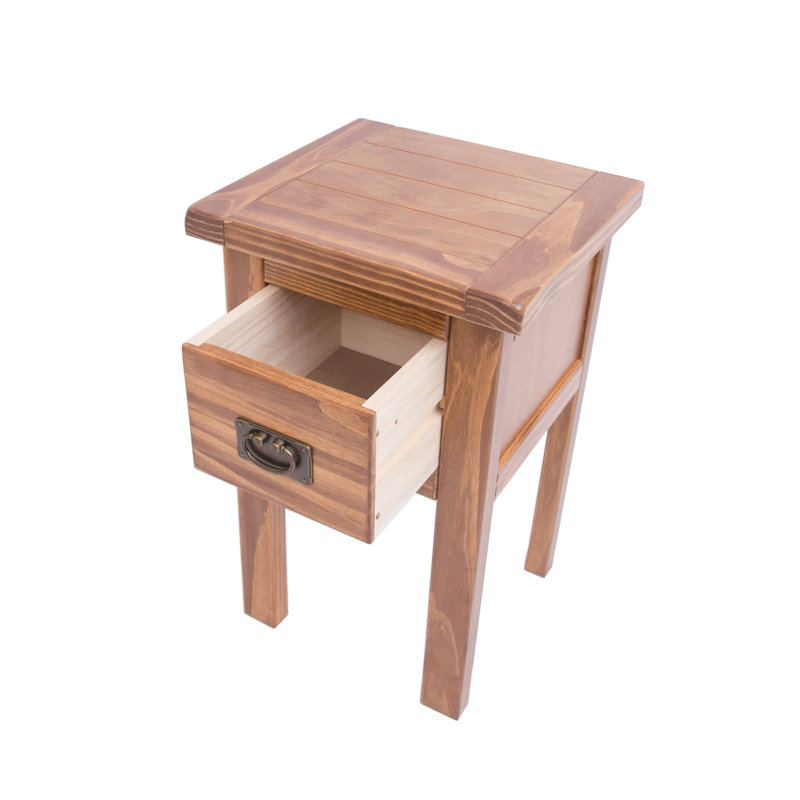 Duarte 35cm W Plywood / Laminate Board Bedside Table
