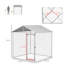 Niche moyenne pour chien Mall avec toit imperméable Mall
