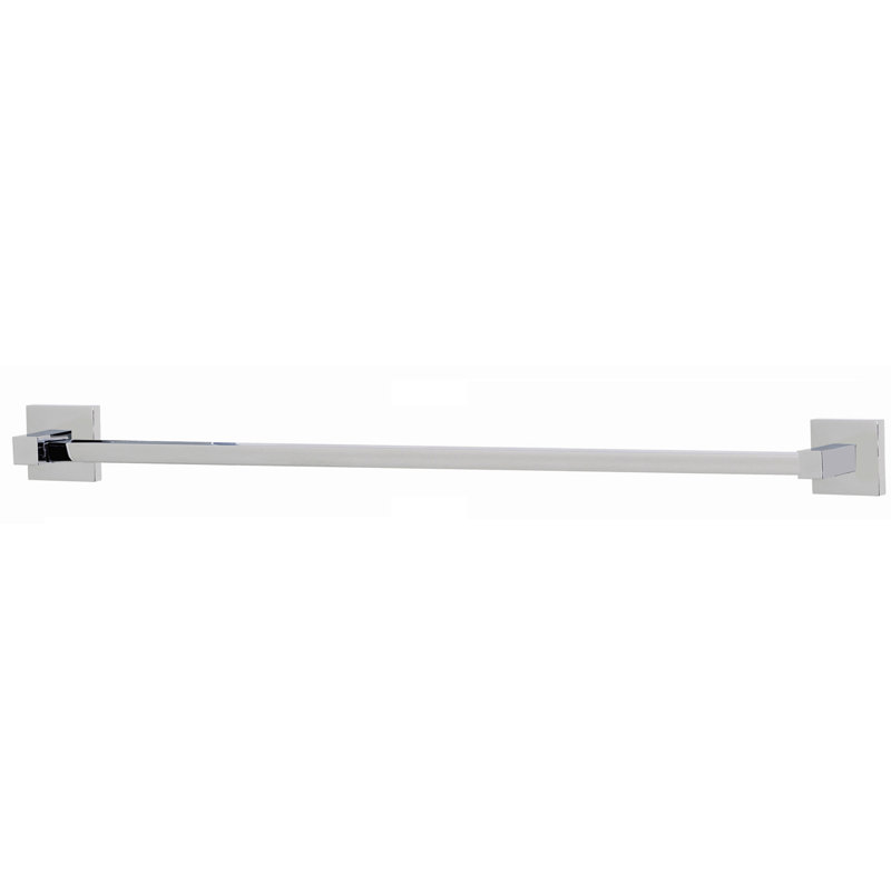Swarovski Crystal Towel Bar, Satin Brass, 2.75" H x 31.875" L x 2" D
