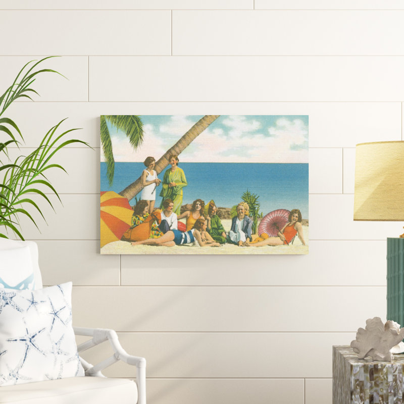Beauté et plage lumineuse, H 24 po x l 36 po x P 1,25 po