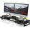  Monitor Stand for Desk, 42.5Inch Dual Monitor Riser with Drawer