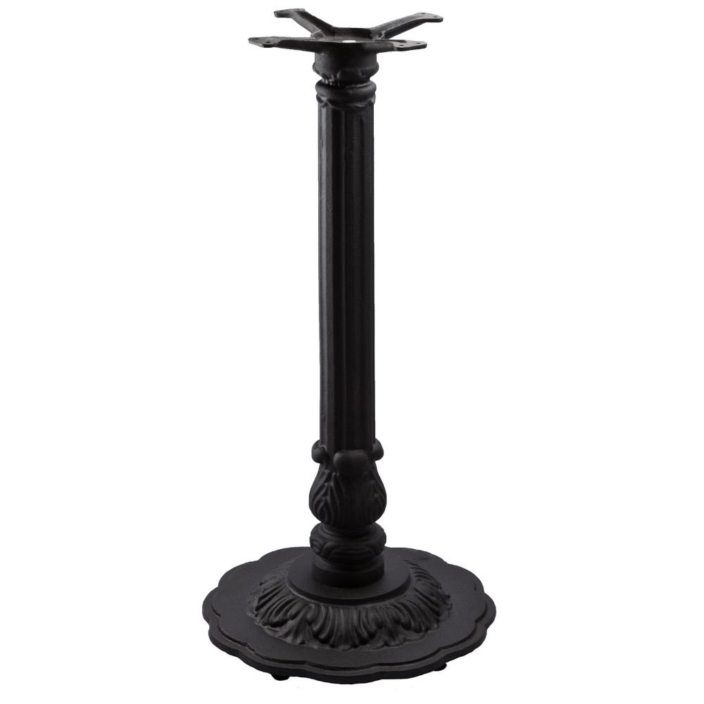 Traditional 40.5'' 19'' w Cast Iron Round Table Base Cafe Tables