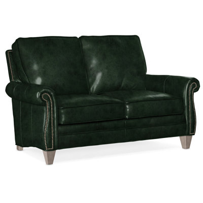Reddish 65'' Leather Loveseat