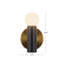 1 - Light Flush Mounted Sconce-1713086475