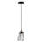 Brough Industrial 1 Light Black Cage Pendant