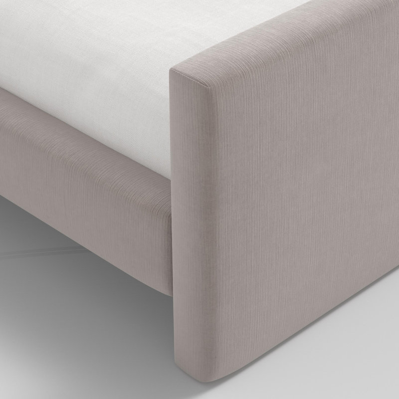 Upholstered Bed, Twin, Steel Performance Velvet