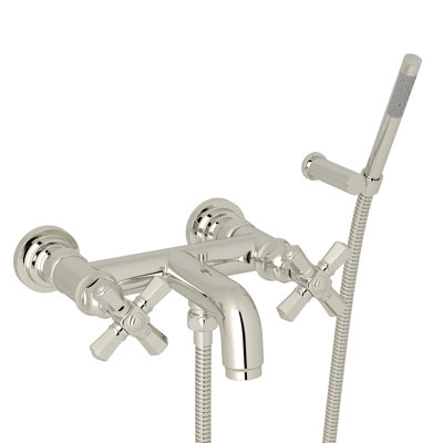 San Giovanni Exposed Wall Mount Tub Filler