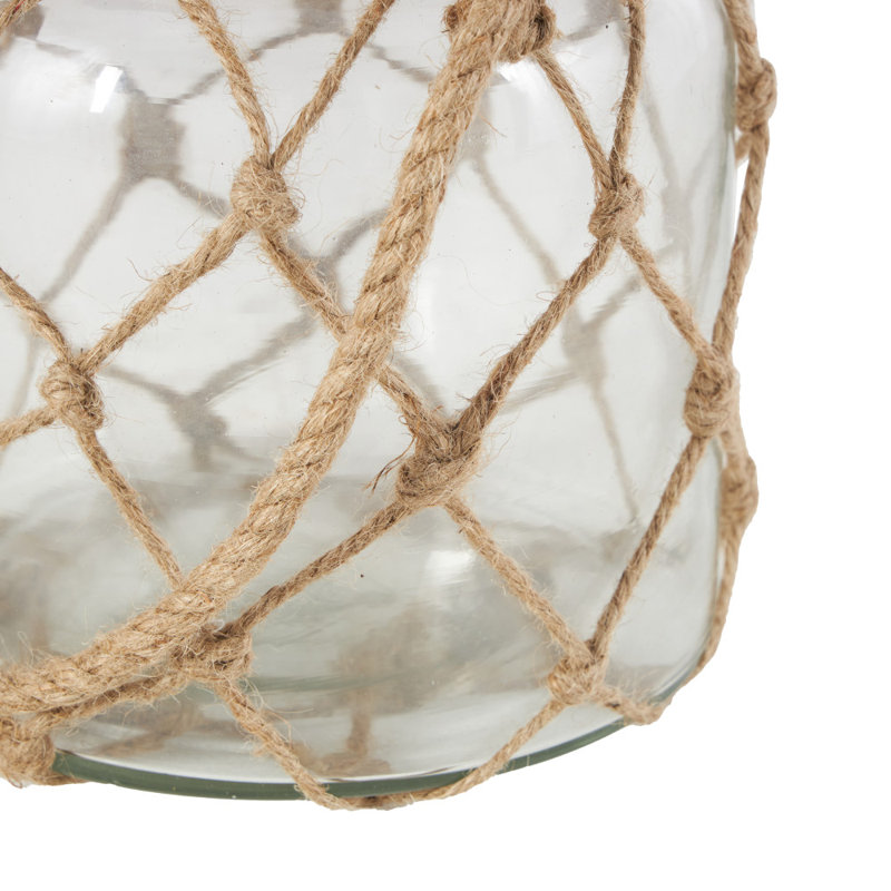 8'' H Glass Tabletop Candle Lantern
