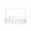 Lit simple en forme de tente, lit tipi avec garde-corps et lattes-461412307
