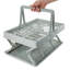 Caisse de rangement pliable Simplize avec poignées de transport en gris