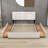 Upholstered Platform Bed with Headboard and 4 Drawers-527696043