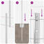 Fence with Post Segment Outdoor Barrier Garden Terrace Divider Boundary-1607264426-1607264420