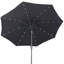 Antibes 2.7m Traditional Parasol with Lights-1258266139