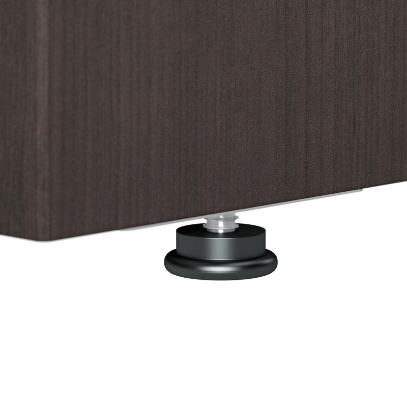 Bush Business Furniture Arrive 72W x 30D Reception Desk with Shelf, Storm Grey