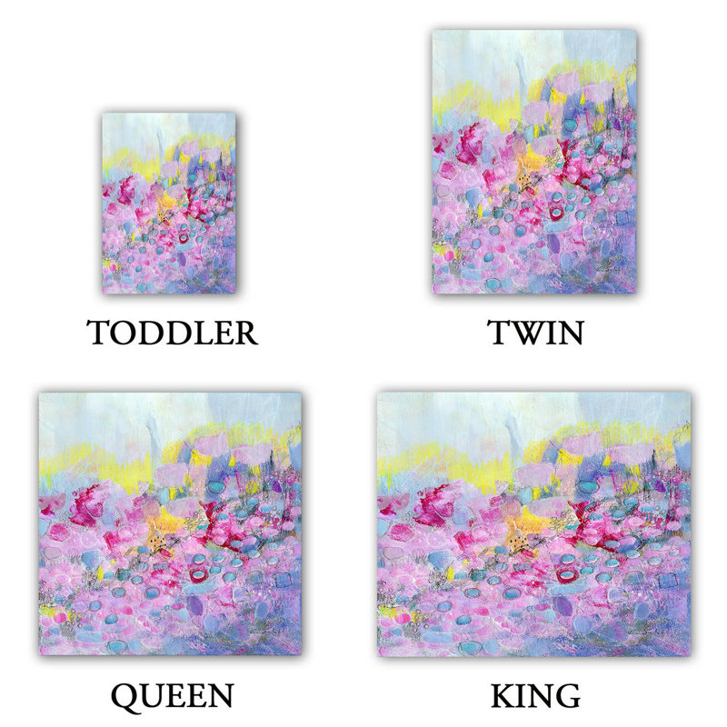 DiaNoche Queen Duvet Cover Sets Microfiber by Rina Patel Art - Spring Has Sprung 1, Twin Duvet Cover + 1 Standard Sham