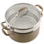 Anolon Advanced Home Hard Anodized Nonstick Wide Stockpot With Steamer Insert Set, 3-Piece,  8.5-Quart-1064907547