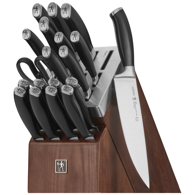 HENCKELS Elan 20-Piece Self-Sharpening Knife Block Set