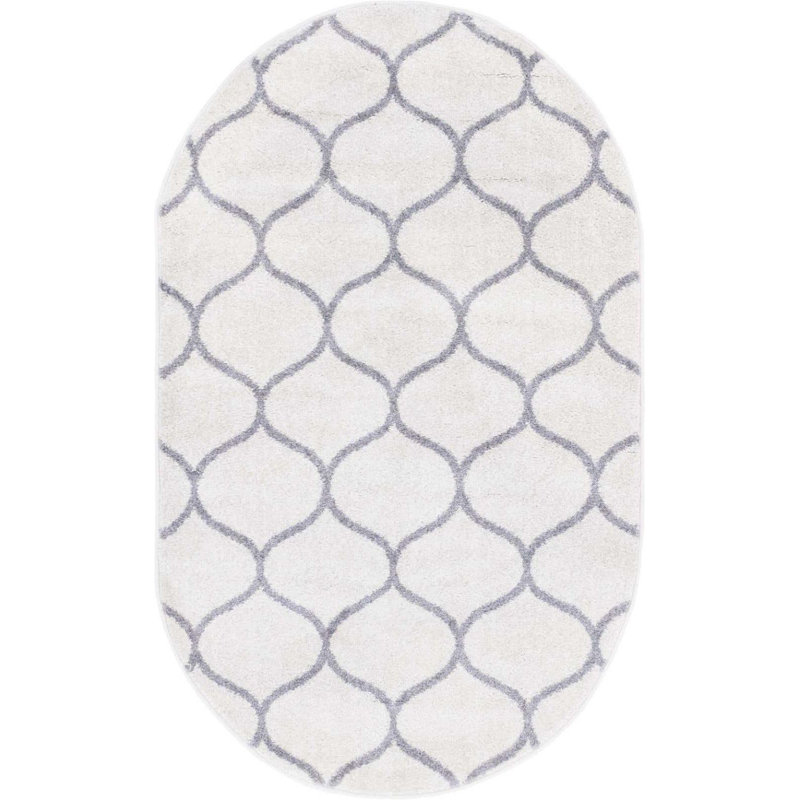 Tellaro Abstract Indoor Rug, Oval 3' x 5'