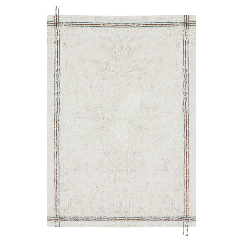 Little Chefs Hand Woven Cotton Rug, Rectangle 5'7" x 7'10"