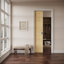 Intérieur 6 portes en bois de pin de style colonial, avec cadre solide renforcé et serrure de poche argentée et quincaillerie, non fini et à peindre, pour garde-manger, chambre à coucher, salle de bain, placard et salon, facile à nettoyer, 32 po x 80 po-108809464-108809466