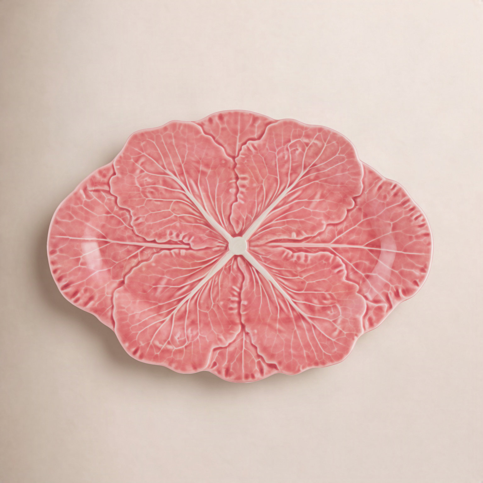 Cabbage Small Pink Platter