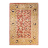 Classic One-of-a-Kind 6' 1" X 9' 1" Hand Knotted Area Rug
