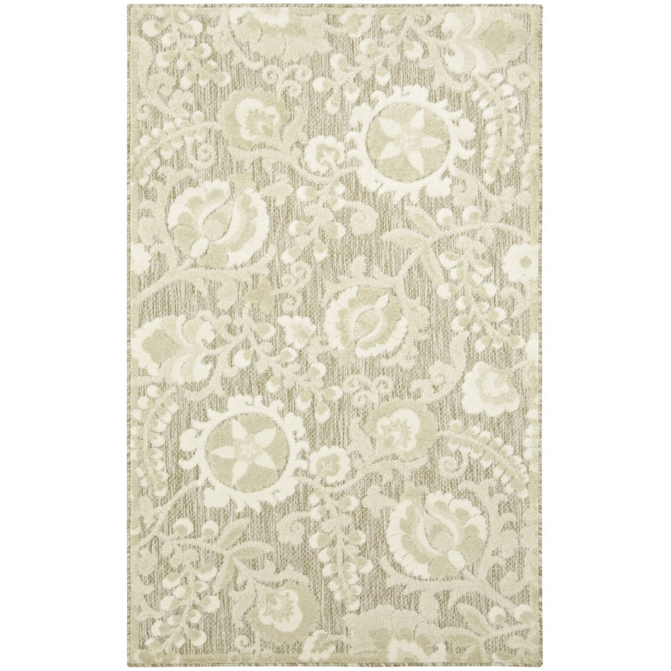 Nourison Aloha Ivory Sage Farmhouse Rug
