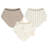 Aimery 3-Pack 100% Organic Cotton Baby Bib Set, Bunny Design