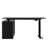 Lorentz Adjustable L-Shaped Metal Base Standing Desk-592156074