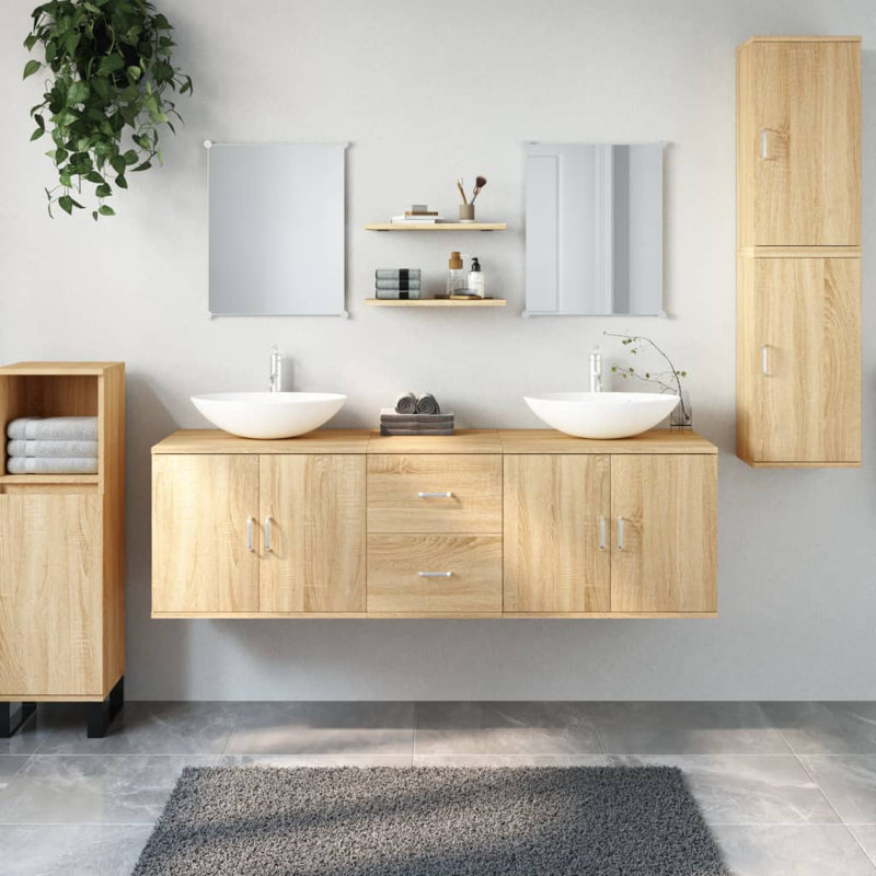 Bathroom Suite, Oak