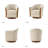Pocono 29"W Transitional Genuine Leather Swivel Barrel Chair With Solid Wood Base-1170980544