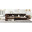 Lit plateforme en L avec lit gigogne, lit plateforme en bois massif avec tiroirs et tablettes de rangement, pas de sommier nécessaire-12648038