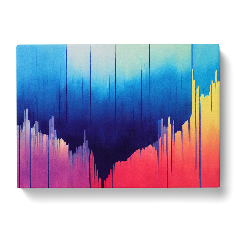 Equalizer Audio Vol.2 Abstract - Wrapped Canvas, 35cm H x 50cm W x 3cm D